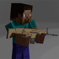 Игра Майнкрафт с оружием
