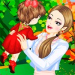 Игра Одевалки мамы и дочки