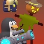 Игра Пингвин защищает дом геймплей