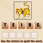 Игра Слова из букв: Кто на картинке?