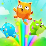 Игра Кошачий тетрис девочкам 5 лет геймплей